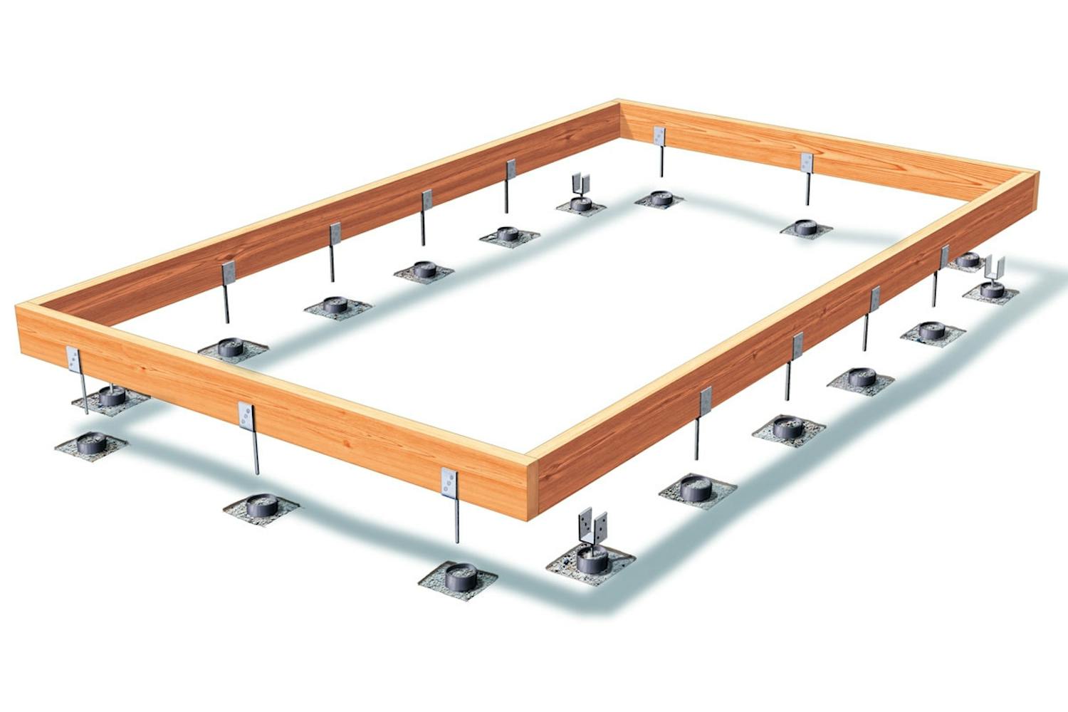 Punktfundament Punktfundament: Støping av punktfundament